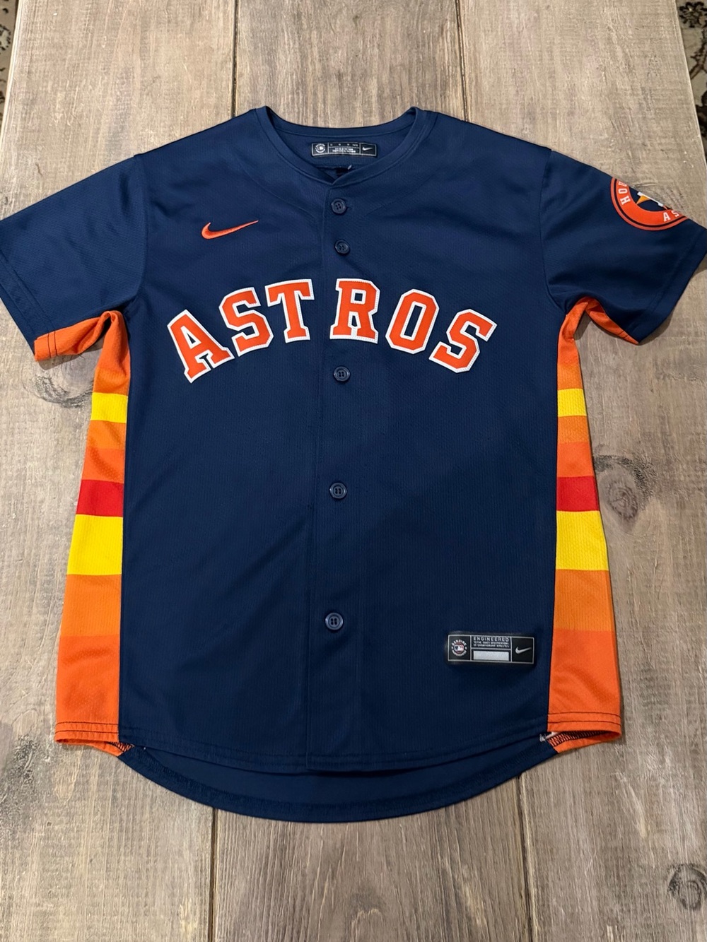 BUNDLE Houston Astros/NFL Kids Navy & Orange Team Jersey - Brand: Nike/Majestic - Picture 5 of 16